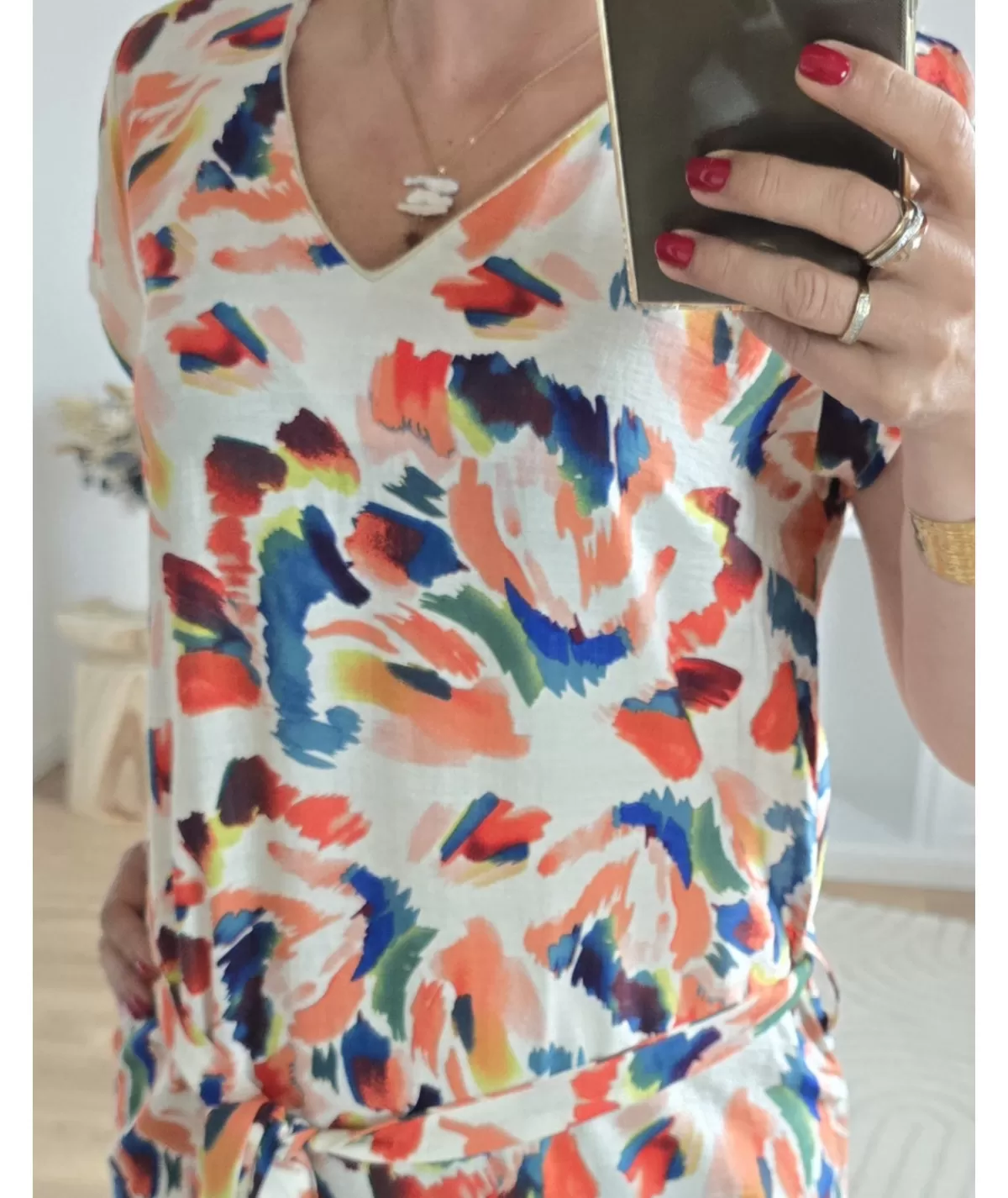 La boutique de Lilie Robes>ROBE EULALIE Corail