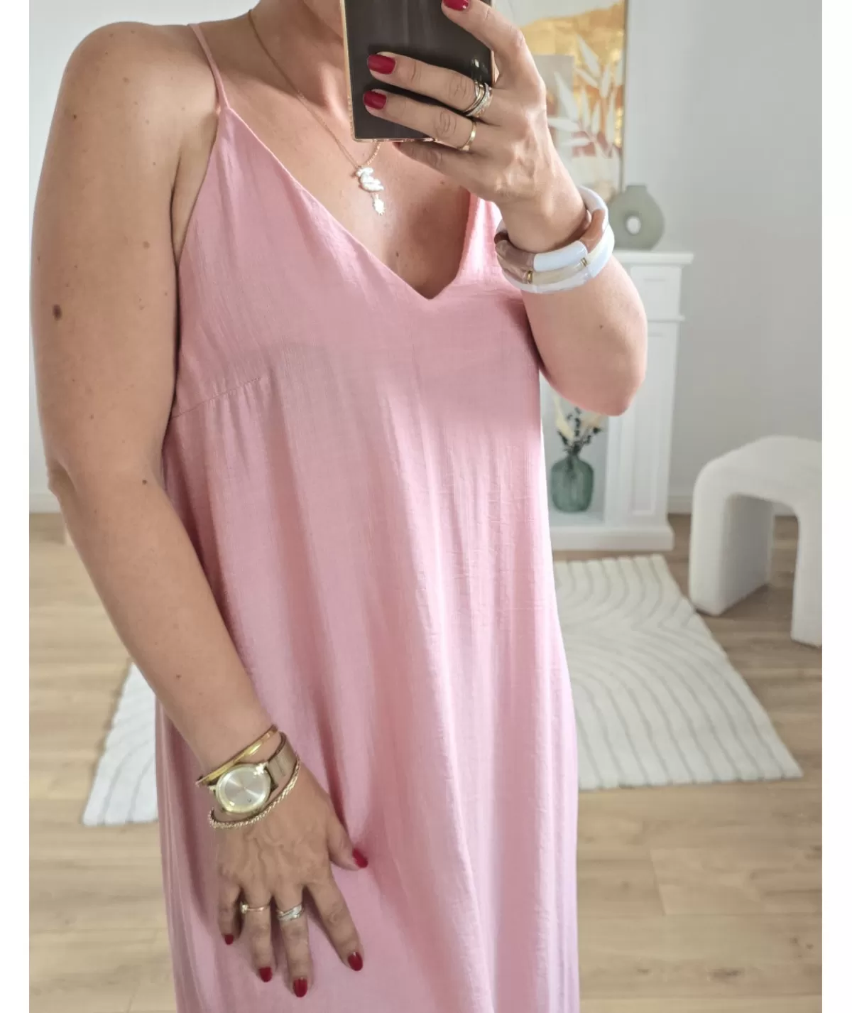 La boutique de Lilie Robes>ROBE EVELYNE Rose