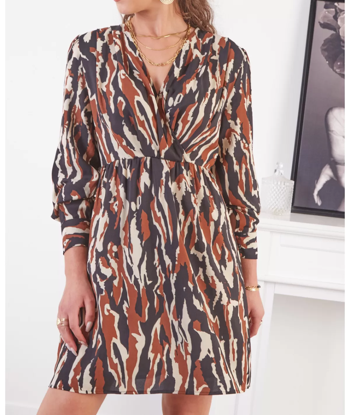 La boutique de Lilie Robes>ROBE FANNY Marron