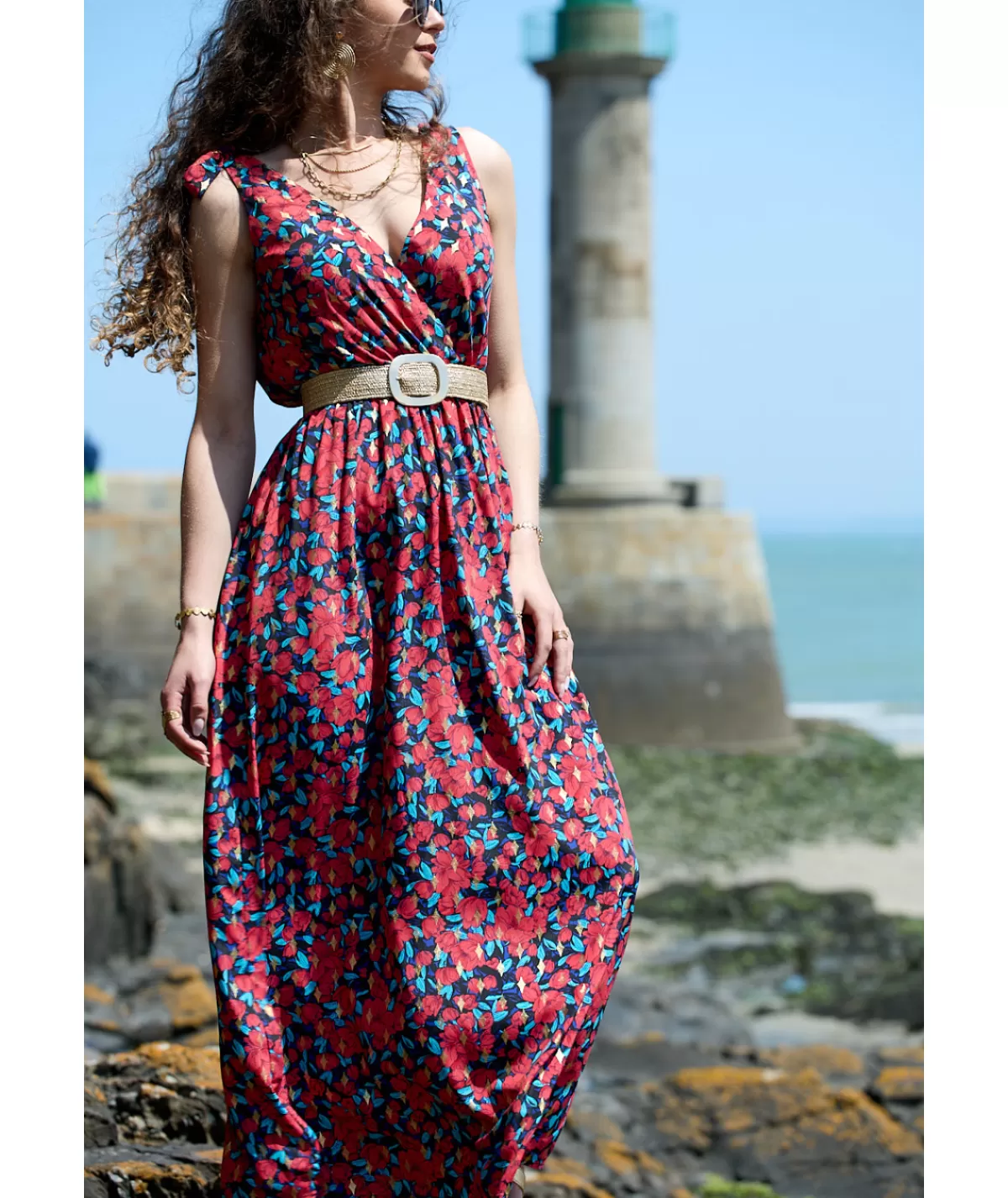 La boutique de Lilie Robes>ROBE FATOU Rouge