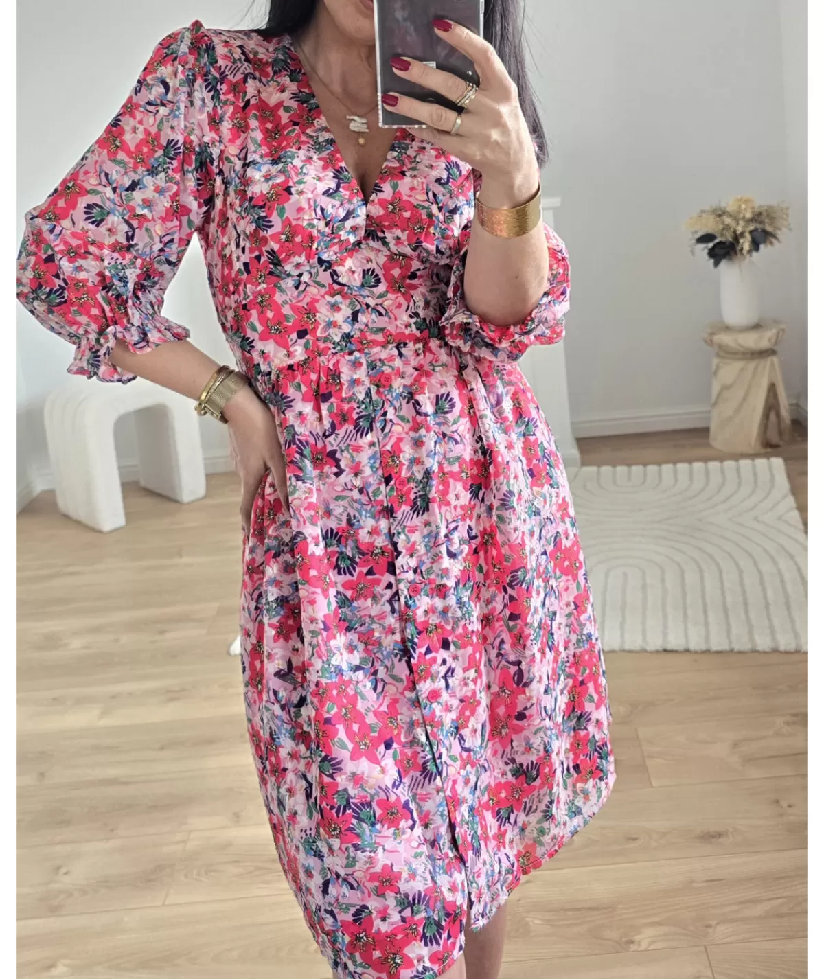 La boutique de Lilie Robes>ROBE FAUSTINE Rose