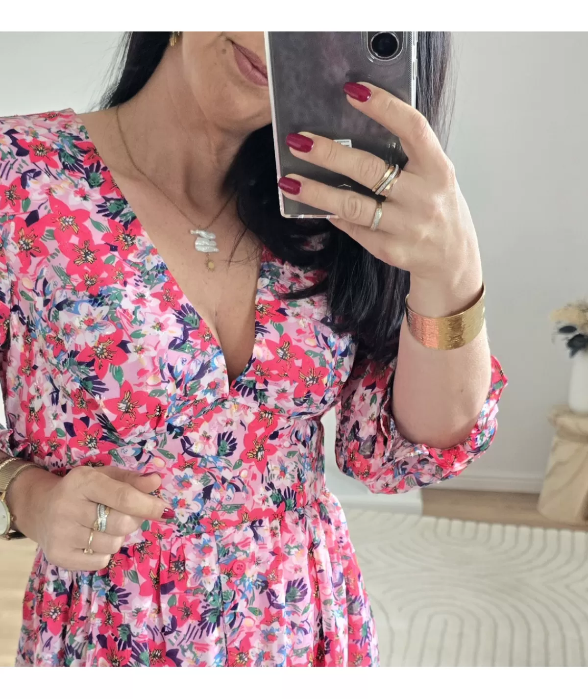 La boutique de Lilie Robes>ROBE FAUSTINE Rose