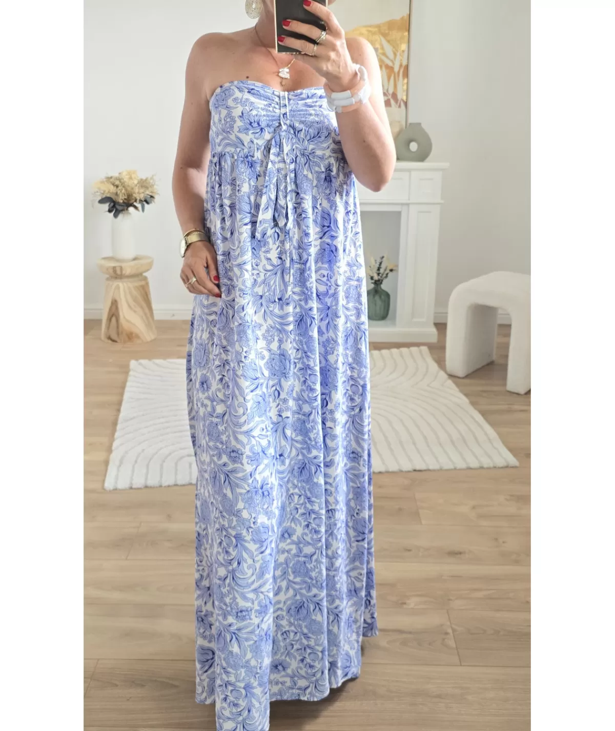 La boutique de Lilie Robes>ROBE FLORENCE Bleu