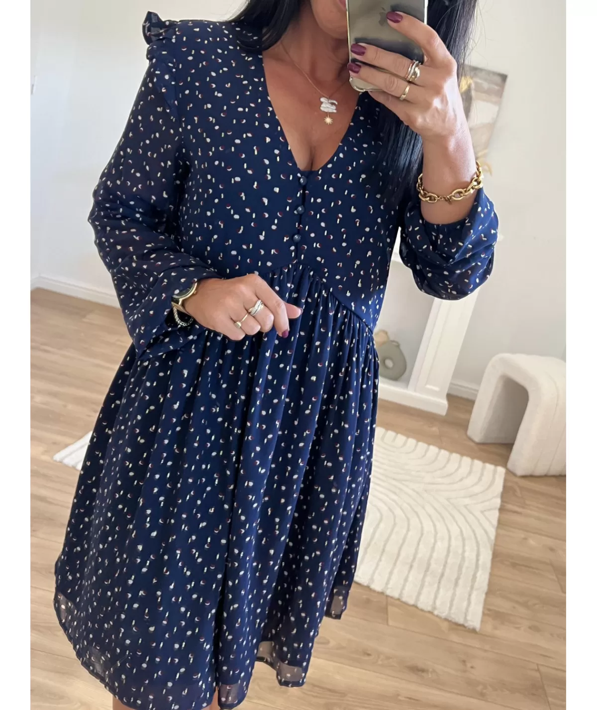 La boutique de Lilie Robes>ROBE GABIN Marine