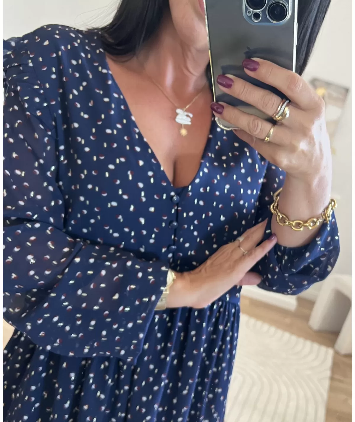 La boutique de Lilie Robes>ROBE GABIN Marine