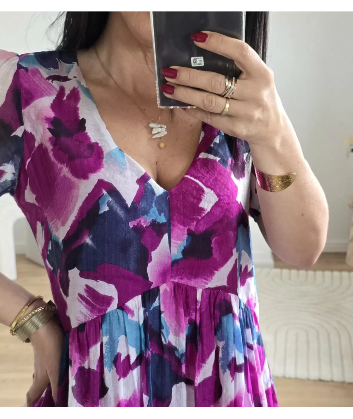 La boutique de Lilie Robes>ROBE GAELLA Violet