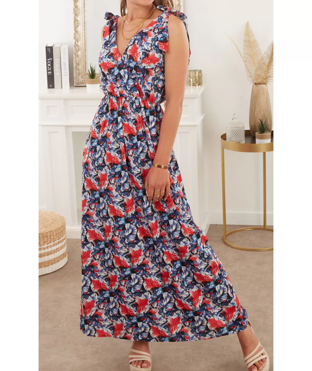 La boutique de Lilie Robes>ROBE GAETANE Bleu