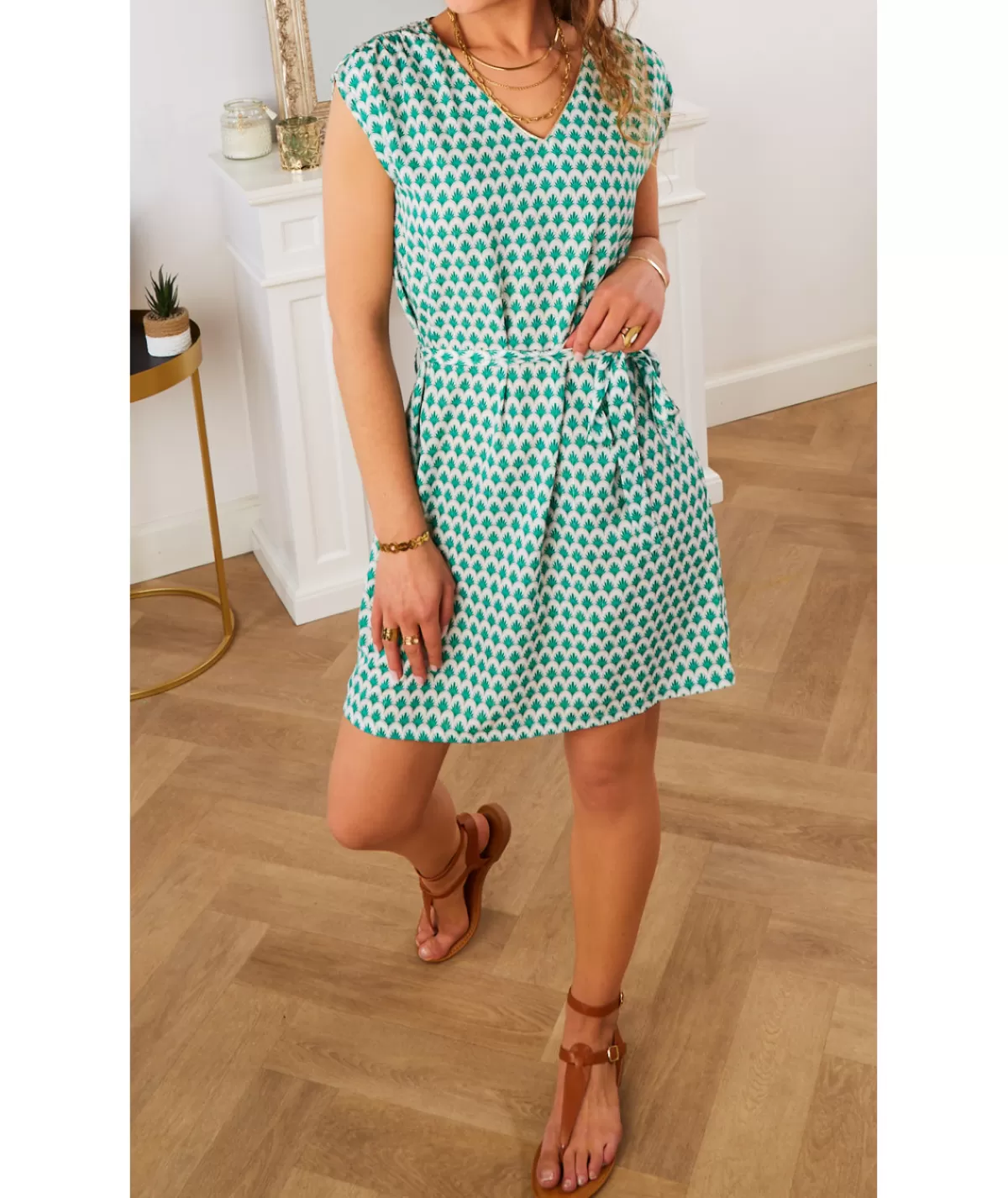 La boutique de Lilie Robes>ROBE GISELE Vert