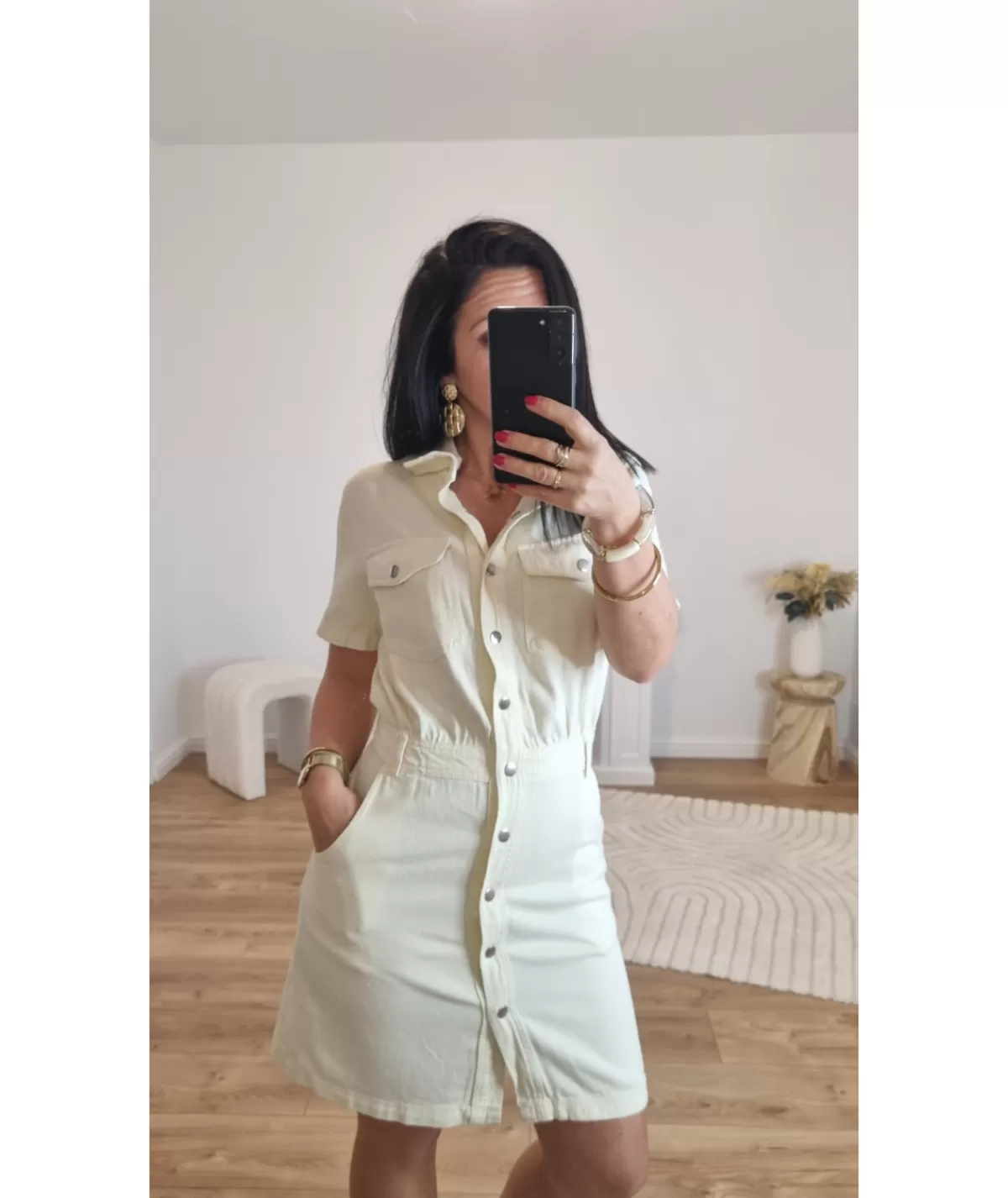 La boutique de Lilie Robes>ROBE GRAZIELLA Beige