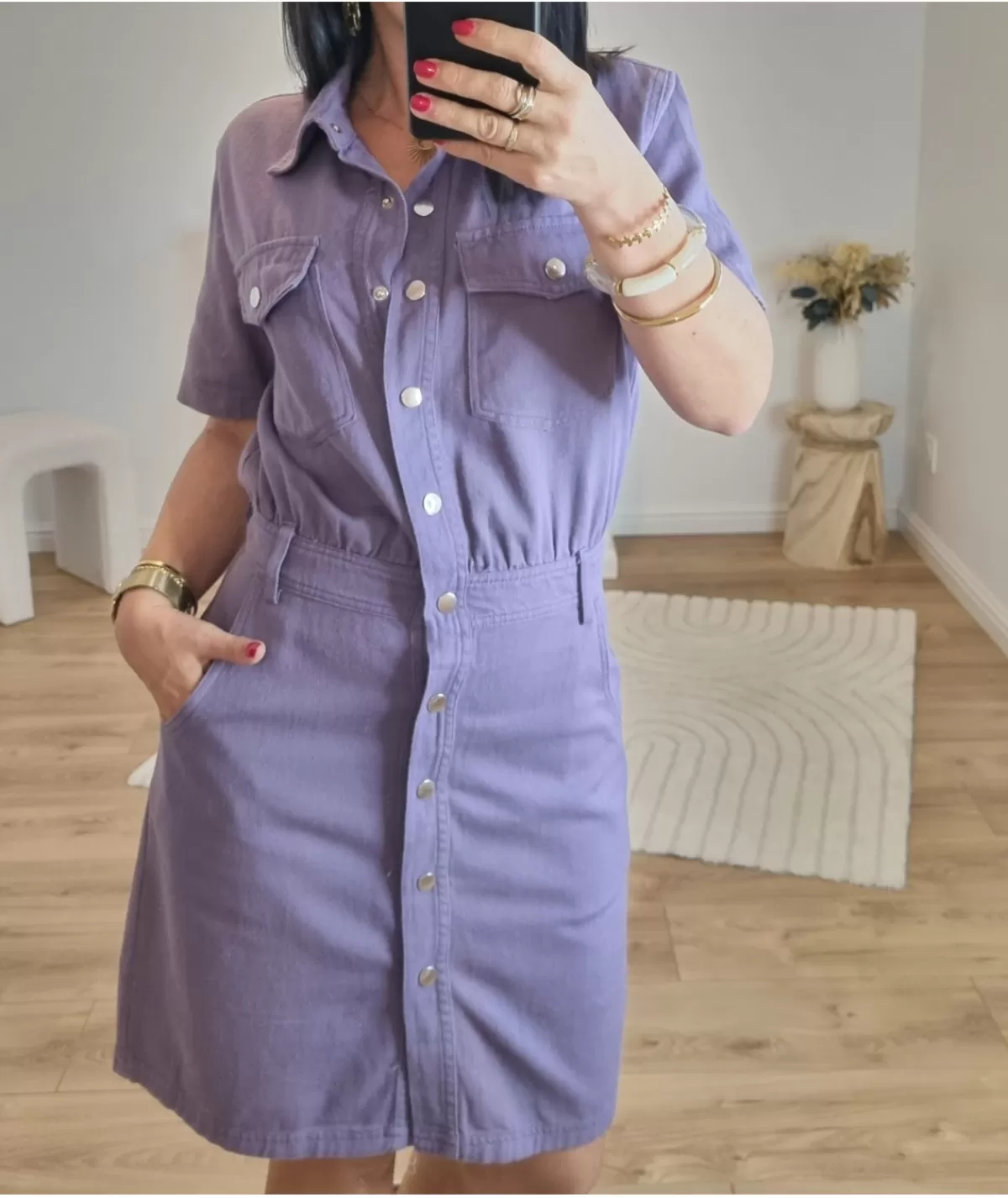 La boutique de Lilie Robes>ROBE GRAZIELLA Lilas