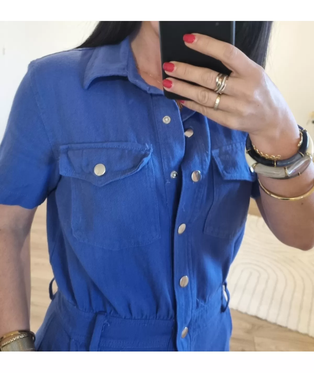 La boutique de Lilie Robes>ROBE GRAZIELLA Bleuelectrique