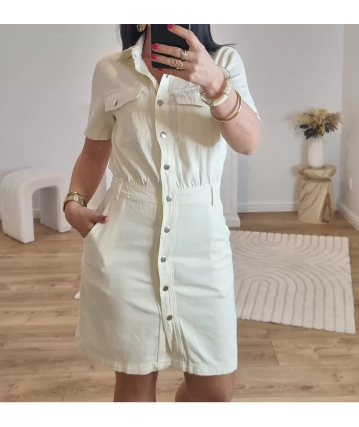 La boutique de Lilie Robes>ROBE GRAZIELLA Beige