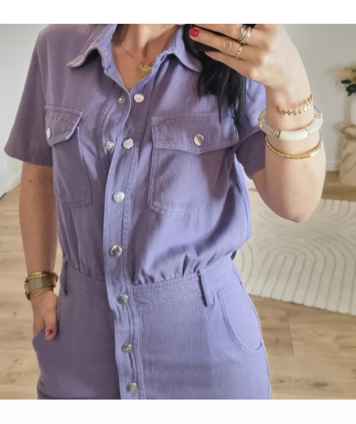 La boutique de Lilie Robes>ROBE GRAZIELLA Lilas