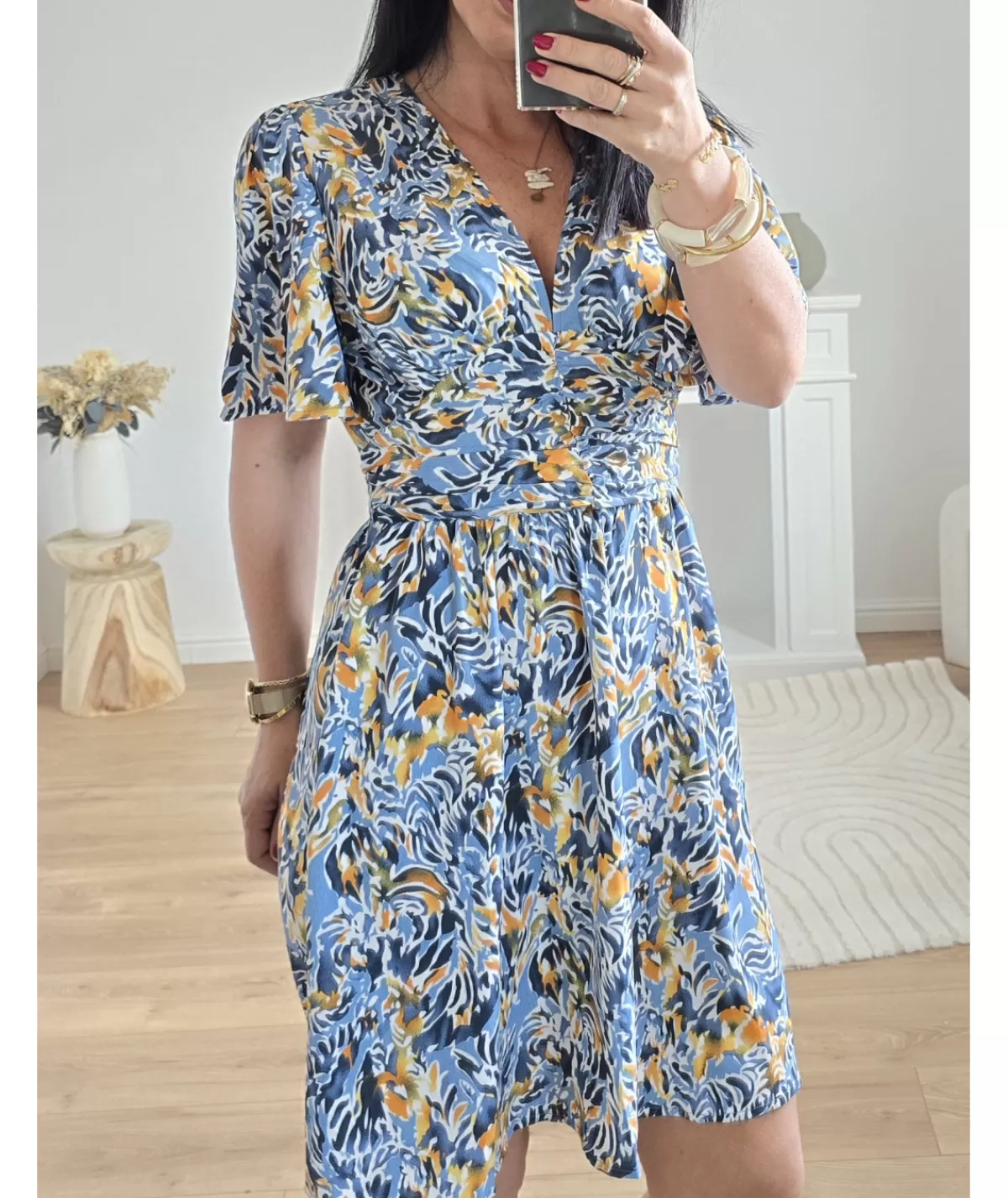 La boutique de Lilie Robes>ROBE IDYLE Bleu