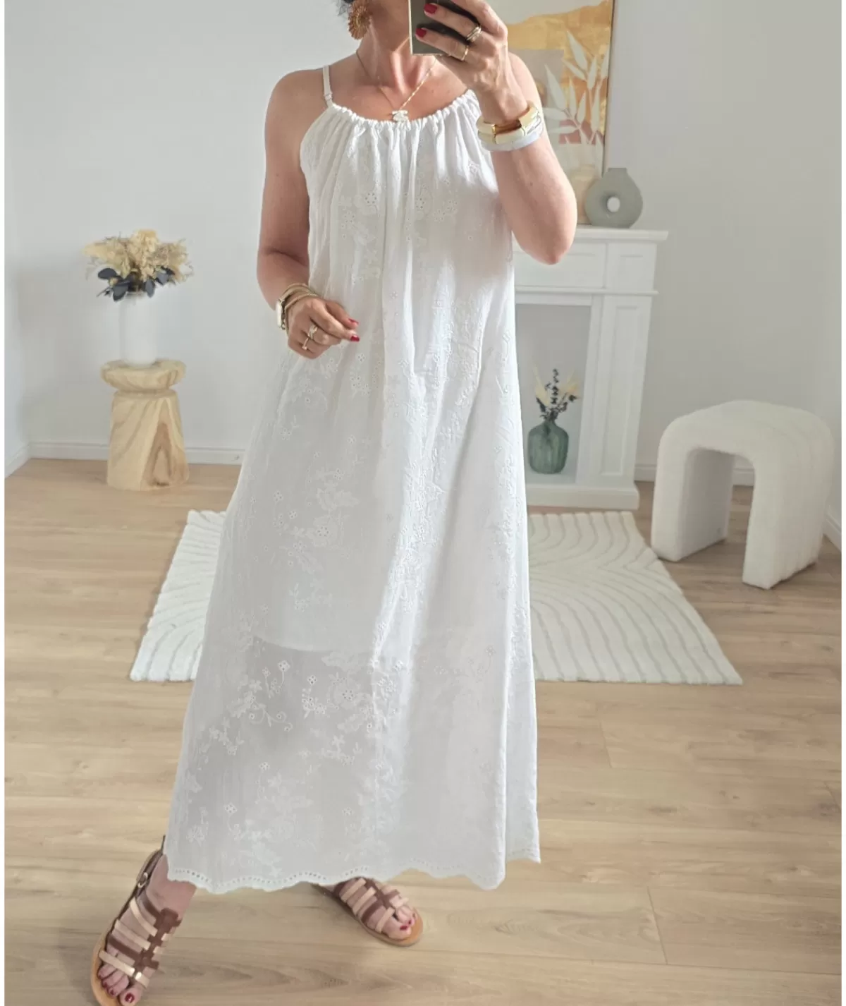 La boutique de Lilie Robes>ROBE ISIA Blanc