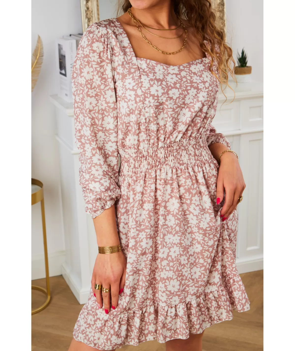 La boutique de Lilie Robes>ROBE JAFFRA Taupe