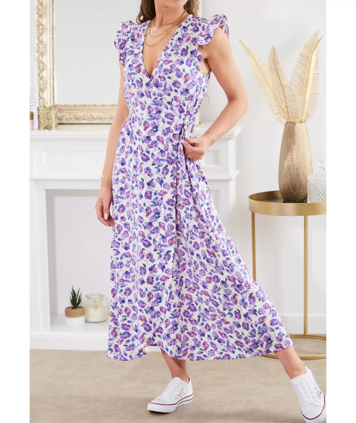 La boutique de Lilie Robes>ROBE JENNIFER Violet