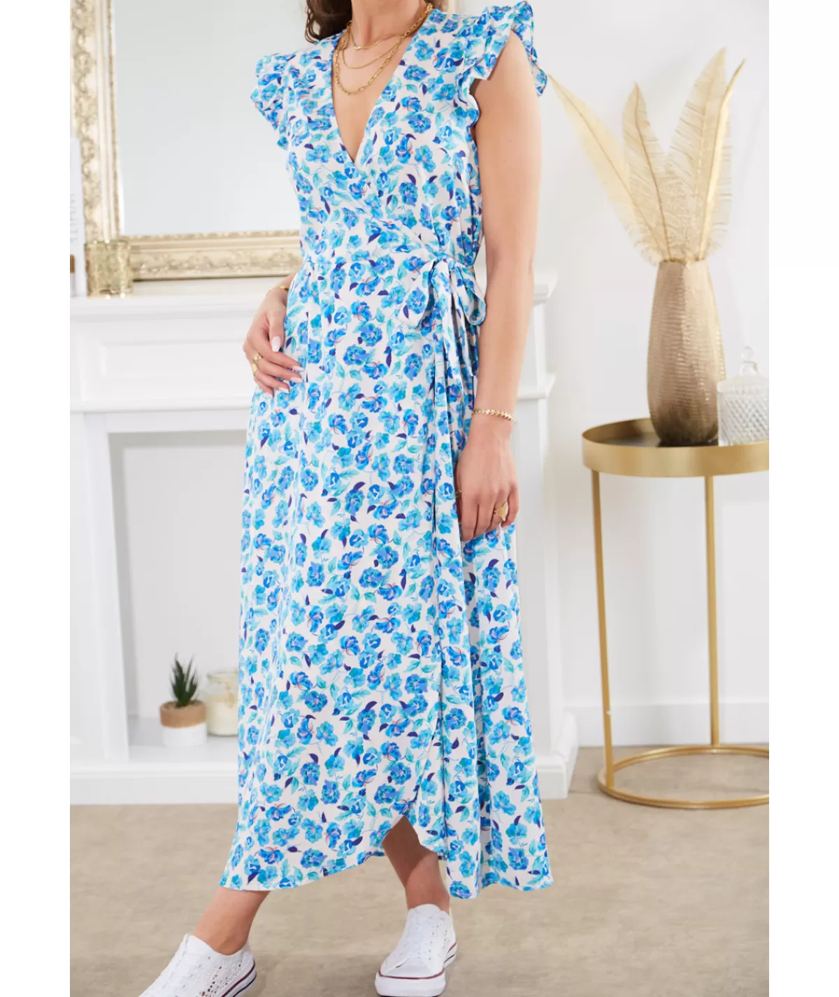 La boutique de Lilie Robes>ROBE JENNIFER Bleu