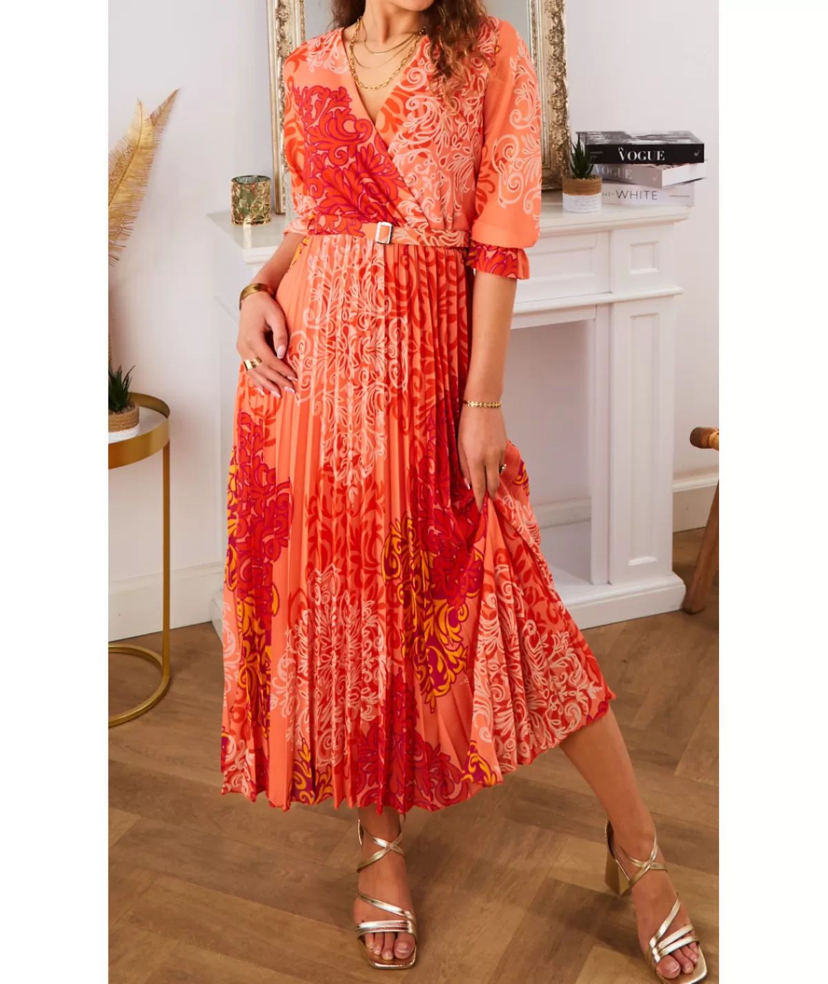 La boutique de Lilie Robes>ROBE JEREMIA Orange