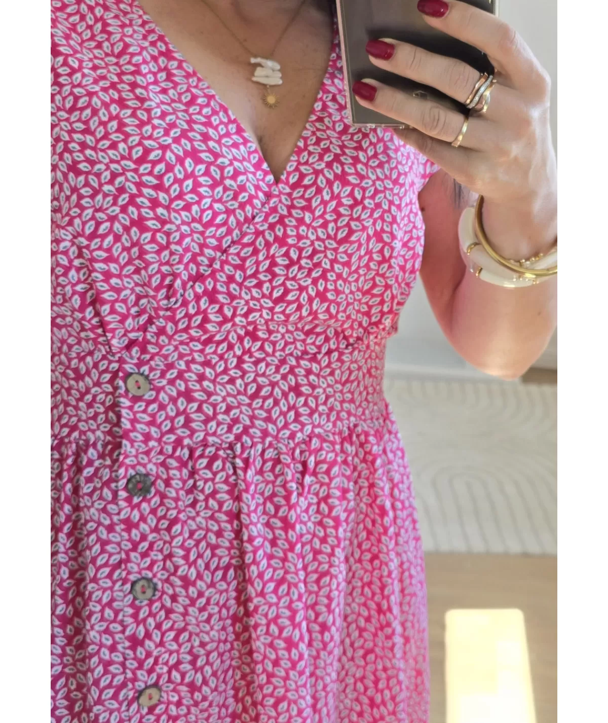 La boutique de Lilie Robes>ROBE JORDANA Fushia