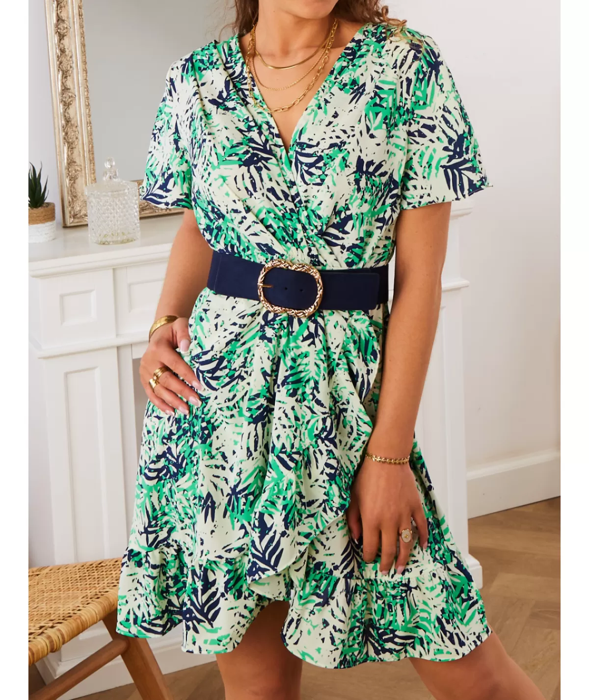La boutique de Lilie Robes>ROBE JUDITH Vert
