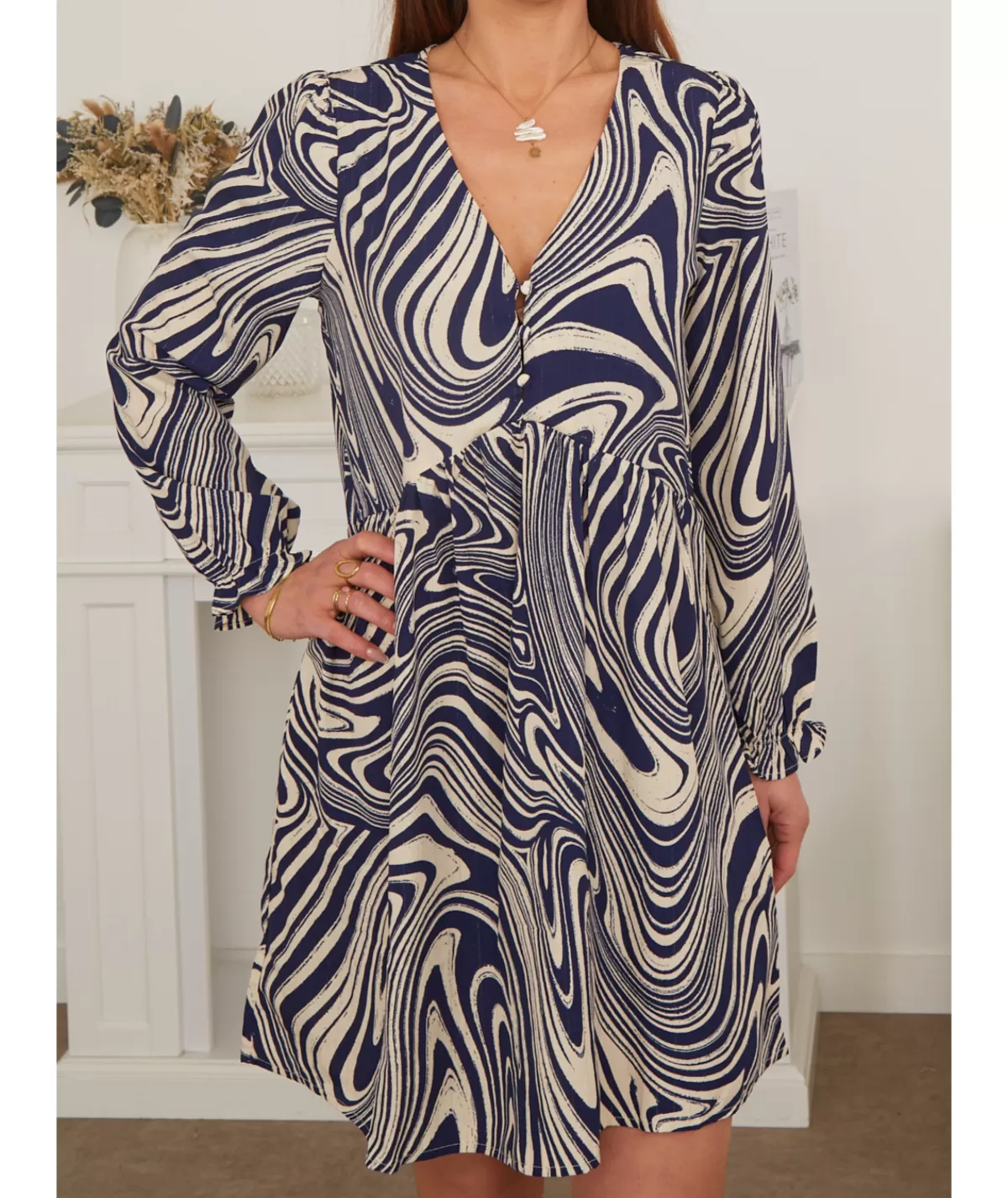 La boutique de Lilie Robes>ROBE JULIE Bleu