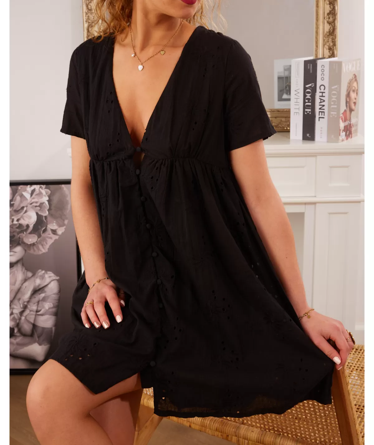 La boutique de Lilie Robes>ROBE KAREN Noir