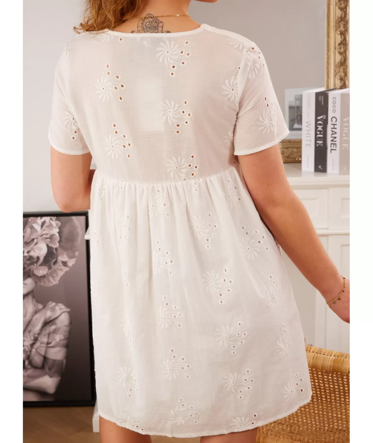 La boutique de Lilie Robes>ROBE KAREN Blanc