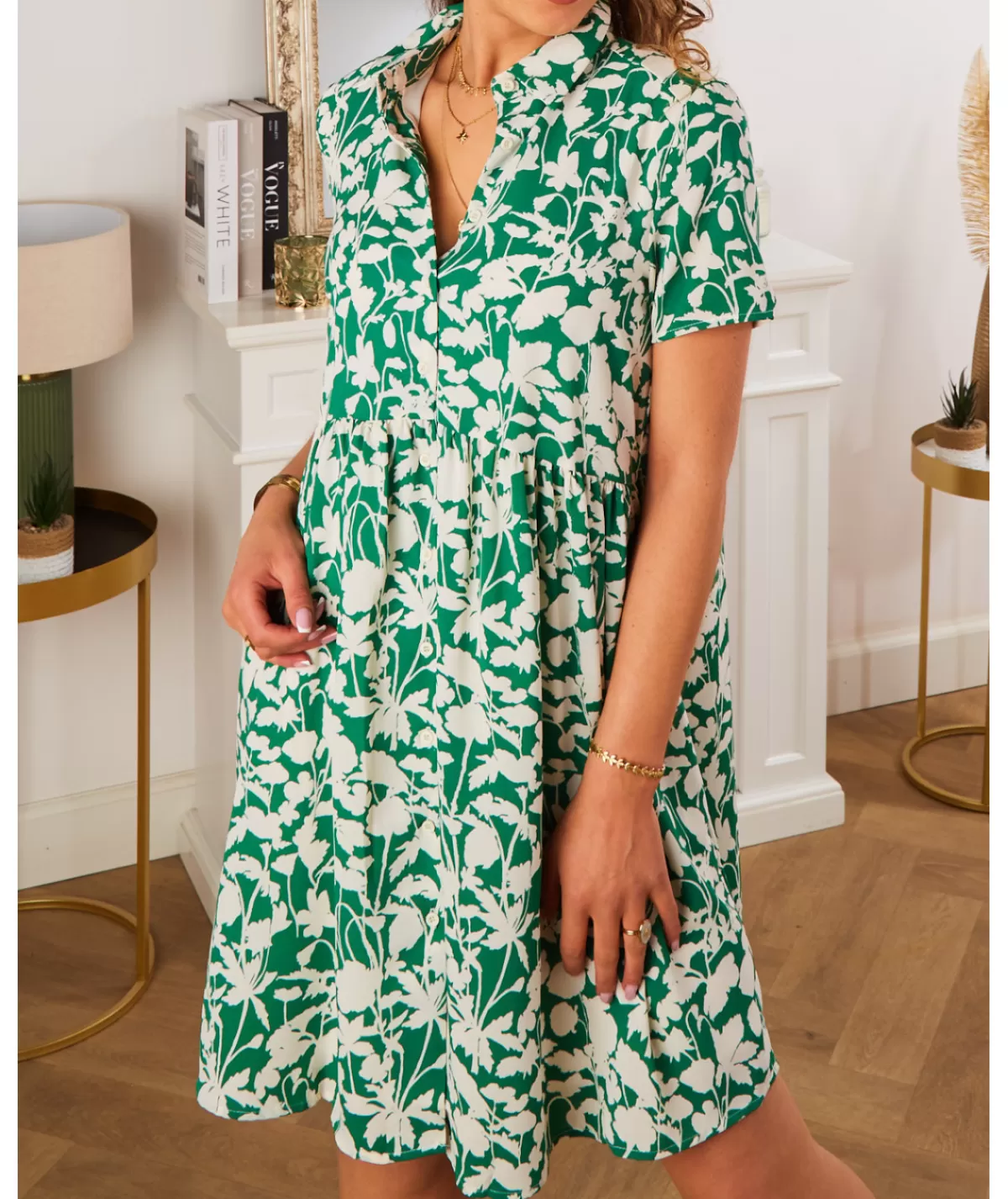 La boutique de Lilie Robes>ROBE KARMEN Vert