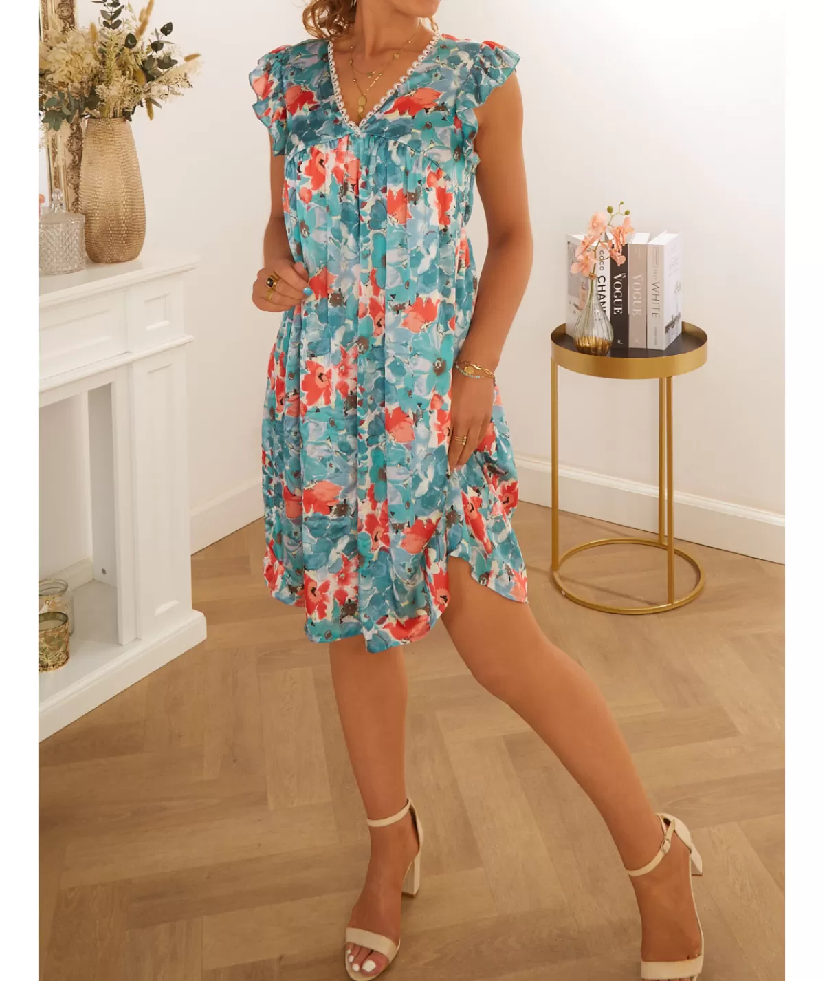 La boutique de Lilie Robes>ROBE KLOE Vertdeau
