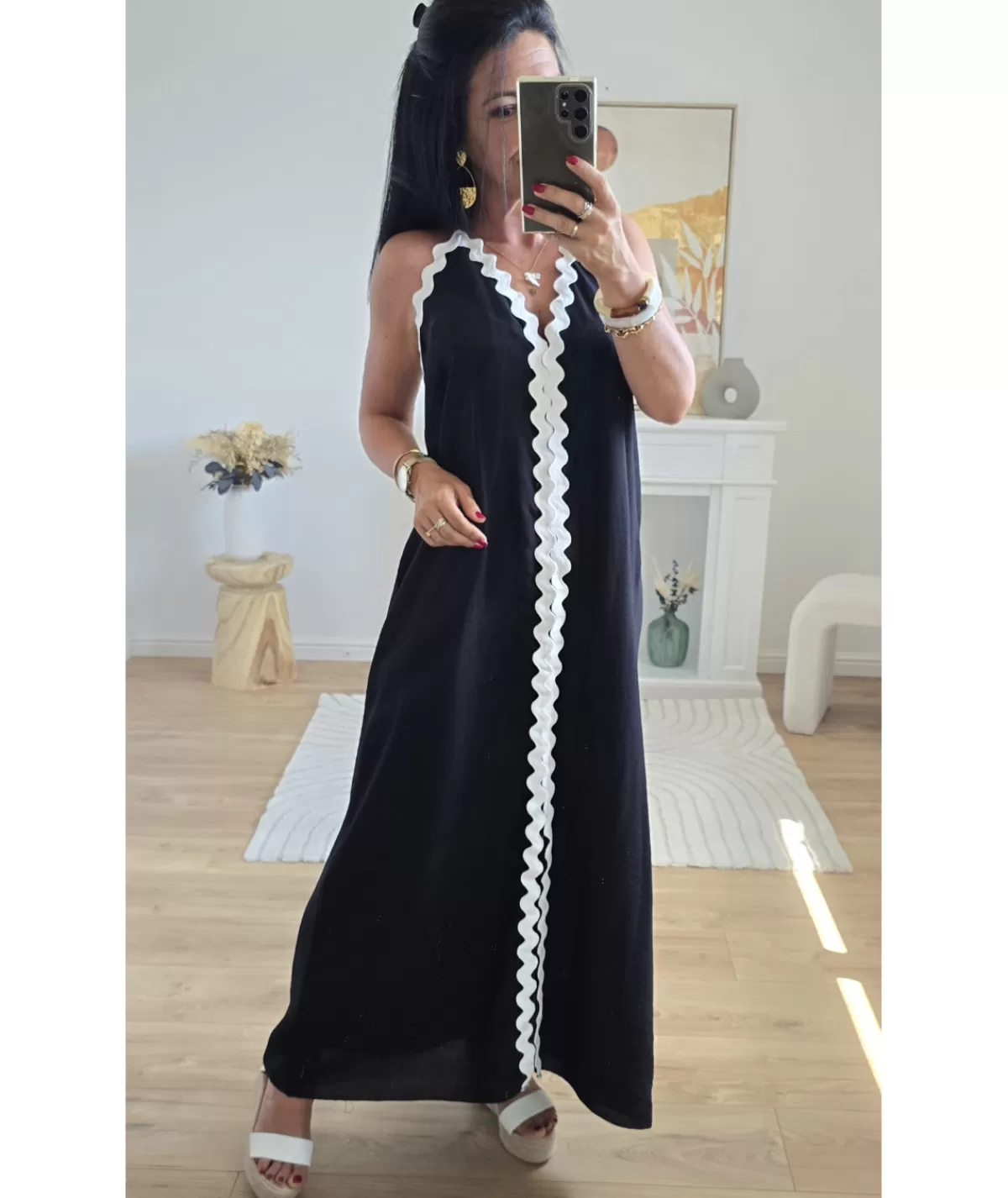 La boutique de Lilie Robes>ROBE LAETITIA Noir