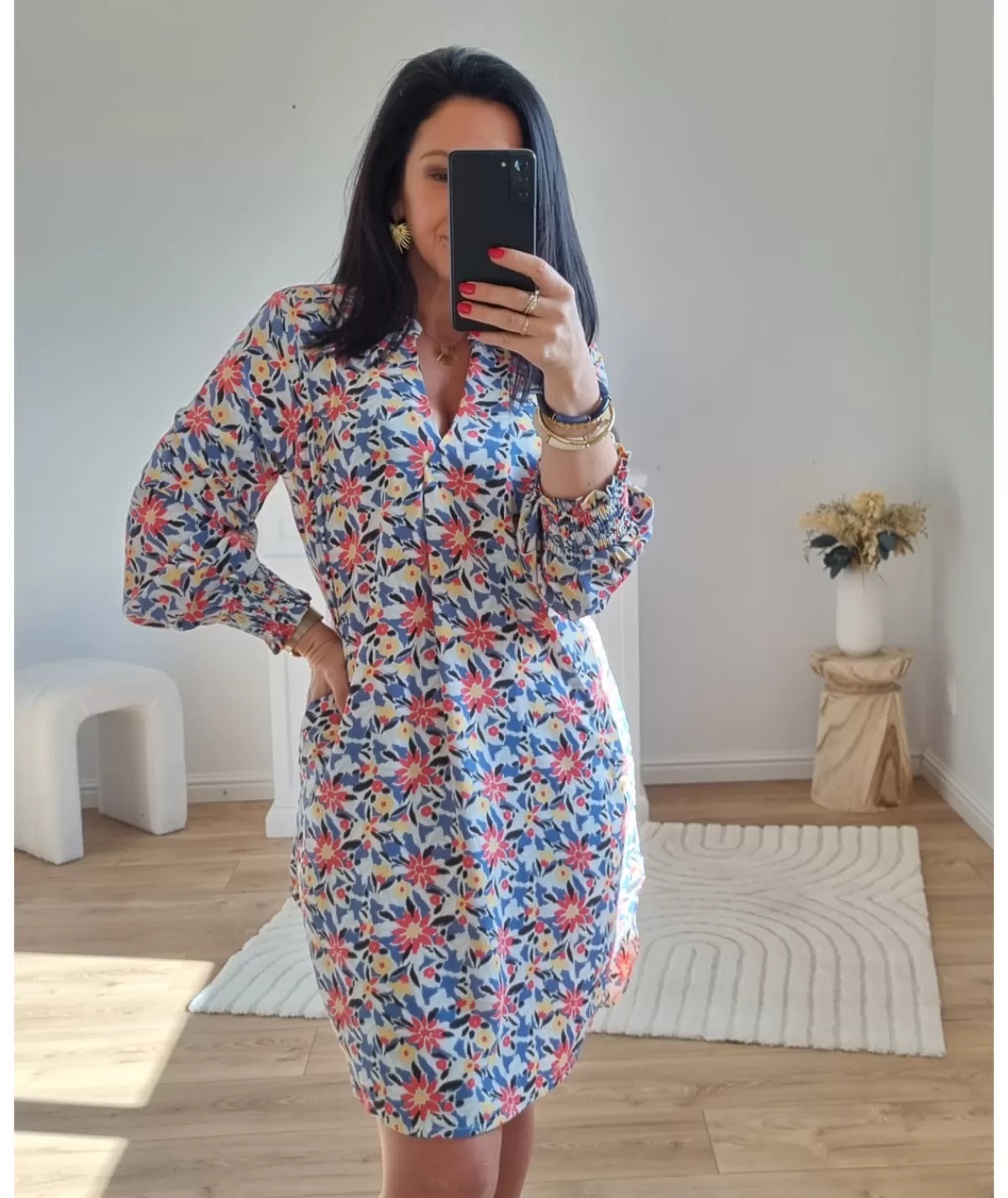 La boutique de Lilie Robes>ROBE LENA Bleu