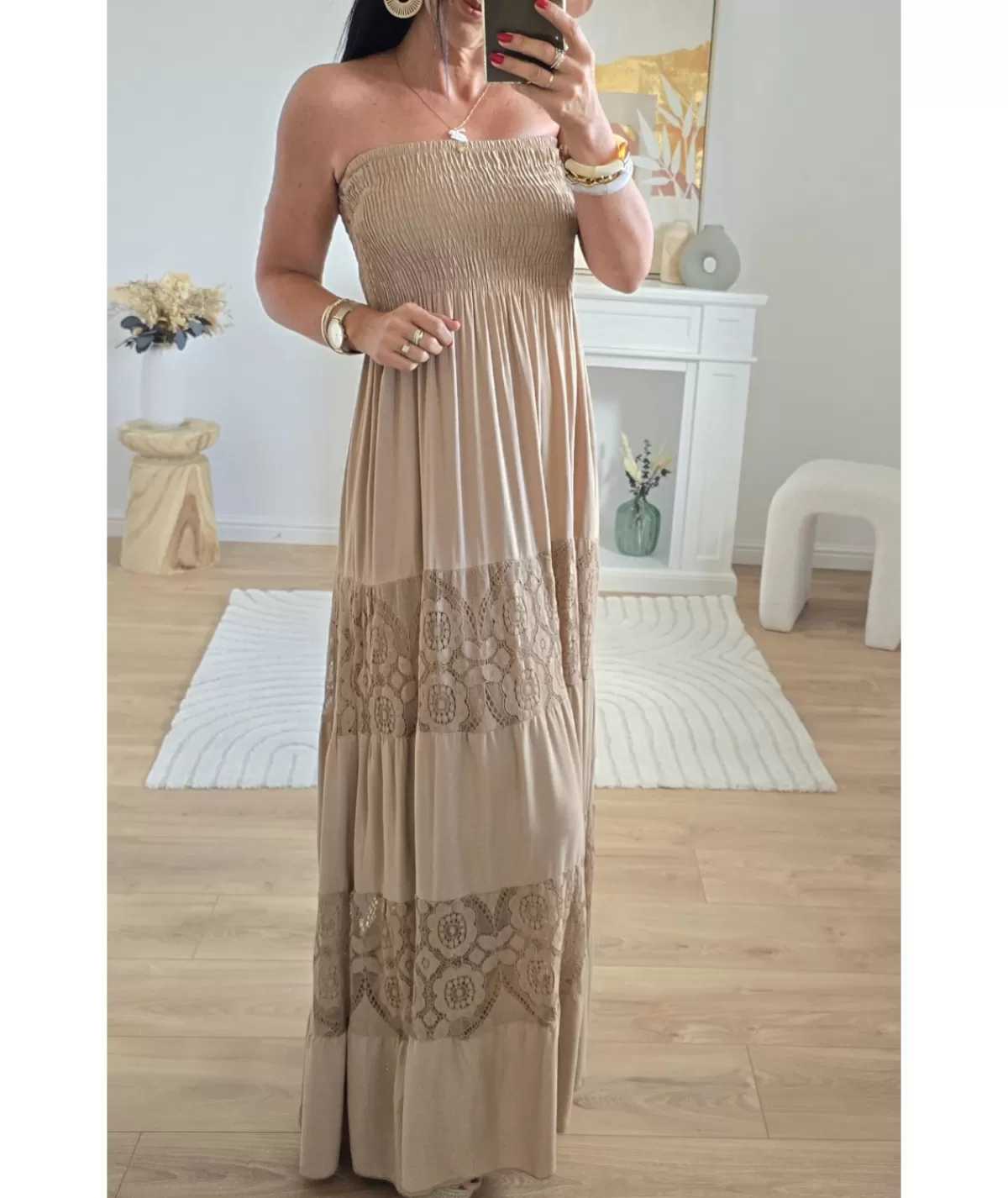 La boutique de Lilie Robes>ROBE LENY Taupe