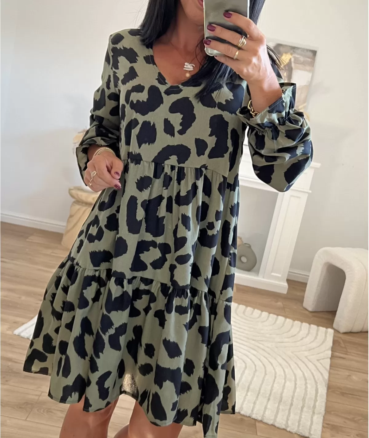 La boutique de Lilie Robes>ROBE LEO Kaki