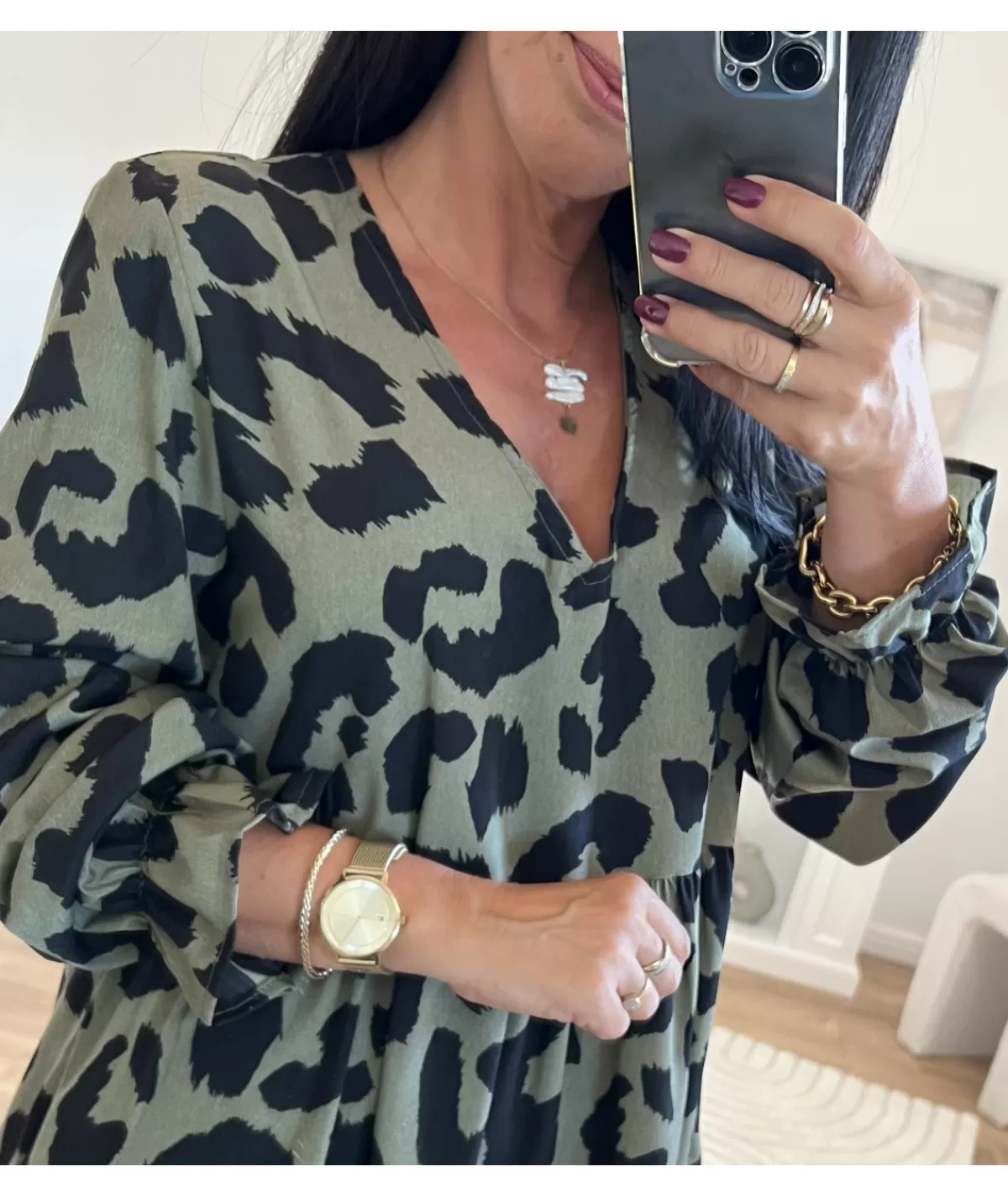 La boutique de Lilie Robes>ROBE LEO Kaki
