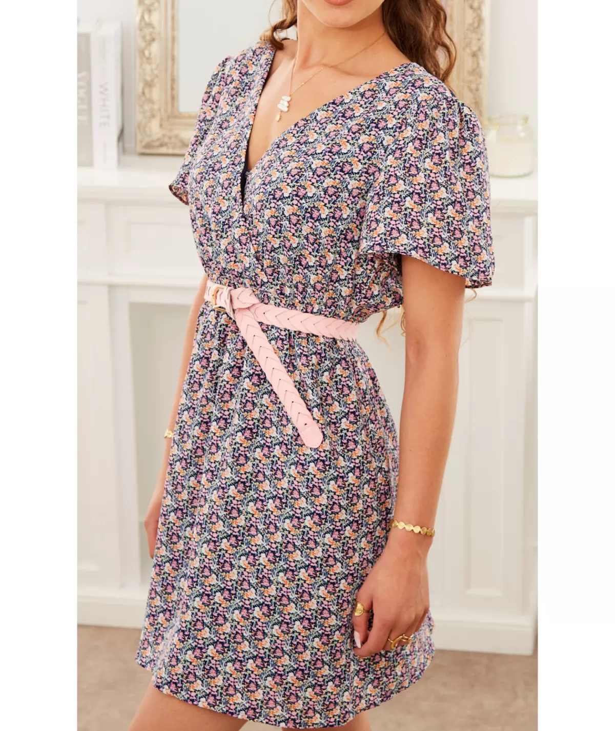 La boutique de Lilie Robes>ROBE LEONIE Marine