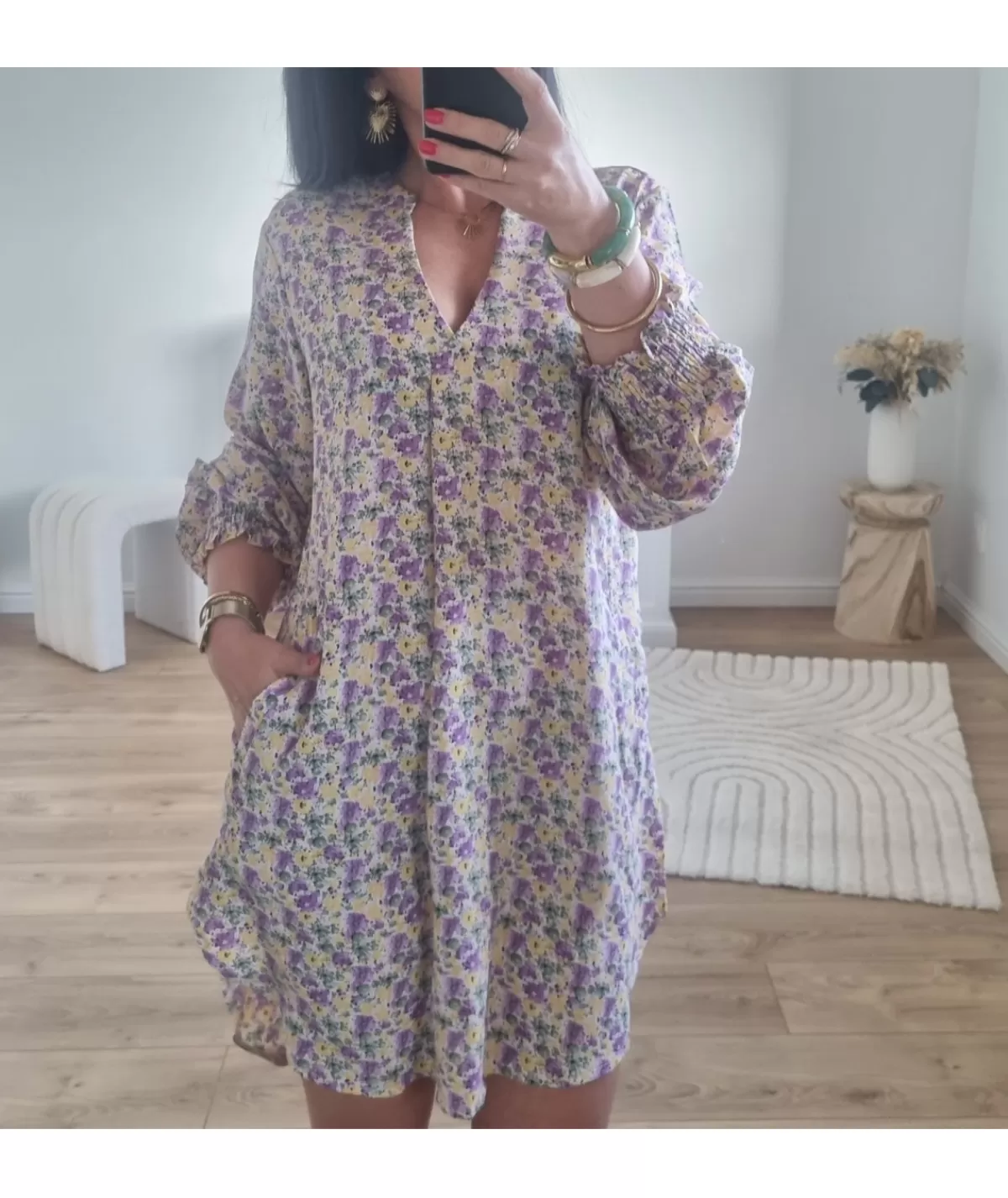 La boutique de Lilie Robes>ROBE LINA Jaune