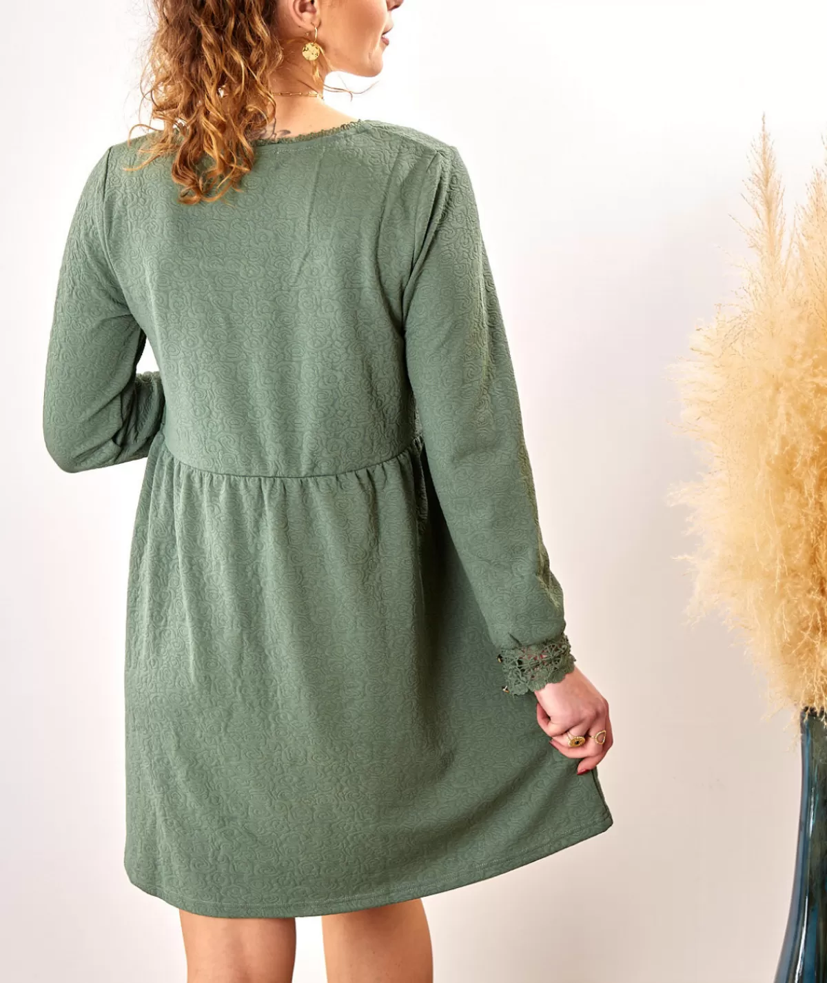 La boutique de Lilie Robes>ROBE LISANDRA VERT D'EAU Vertdeau