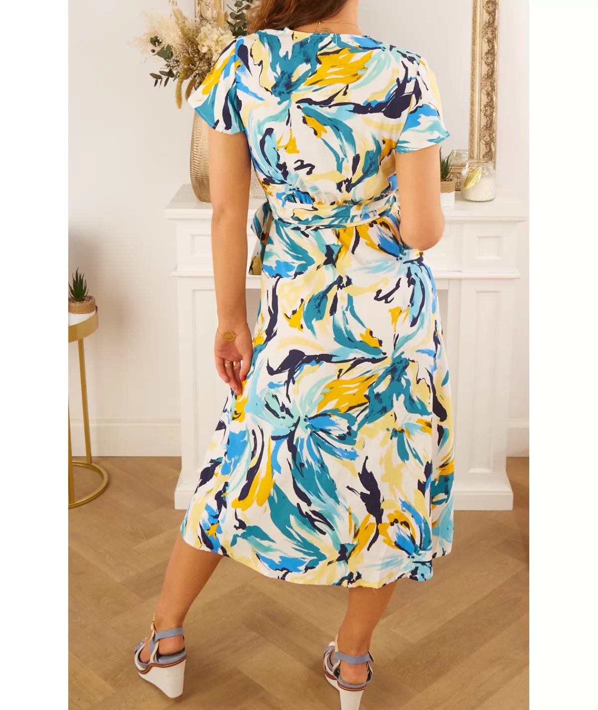 La boutique de Lilie Robes>ROBE LOANA LONGUE Blanc