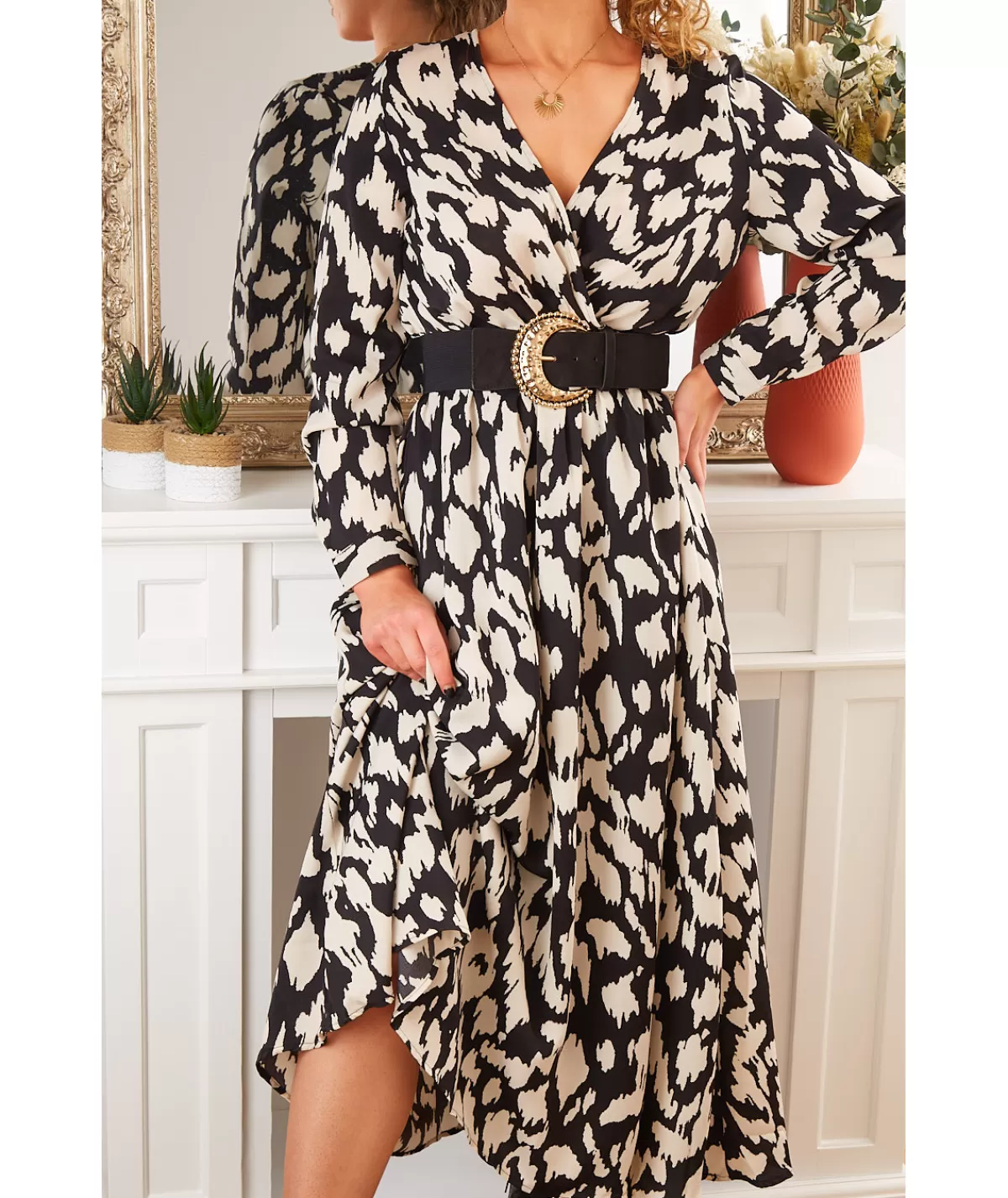 La boutique de Lilie Robes>ROBE LONGUE NOLWEN Noir