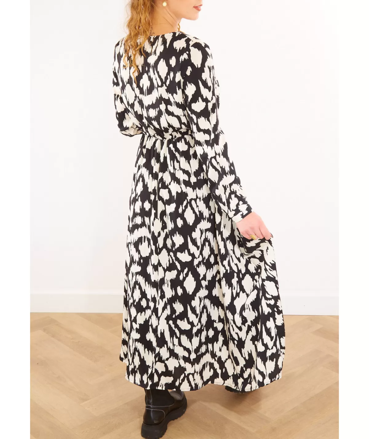 La boutique de Lilie Robes>ROBE LONGUE NOLWEN Noir