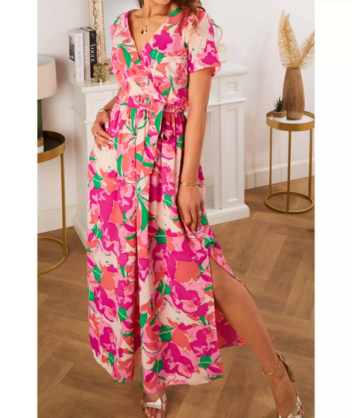 La boutique de Lilie Robes>ROBE LORENZA Rose