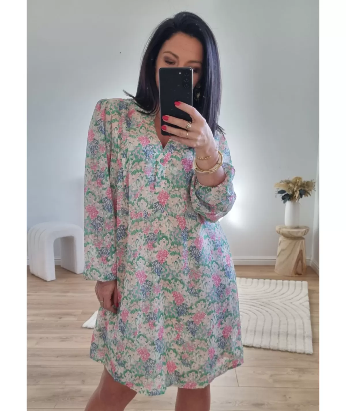 La boutique de Lilie Robes>ROBE LOUNA Vert