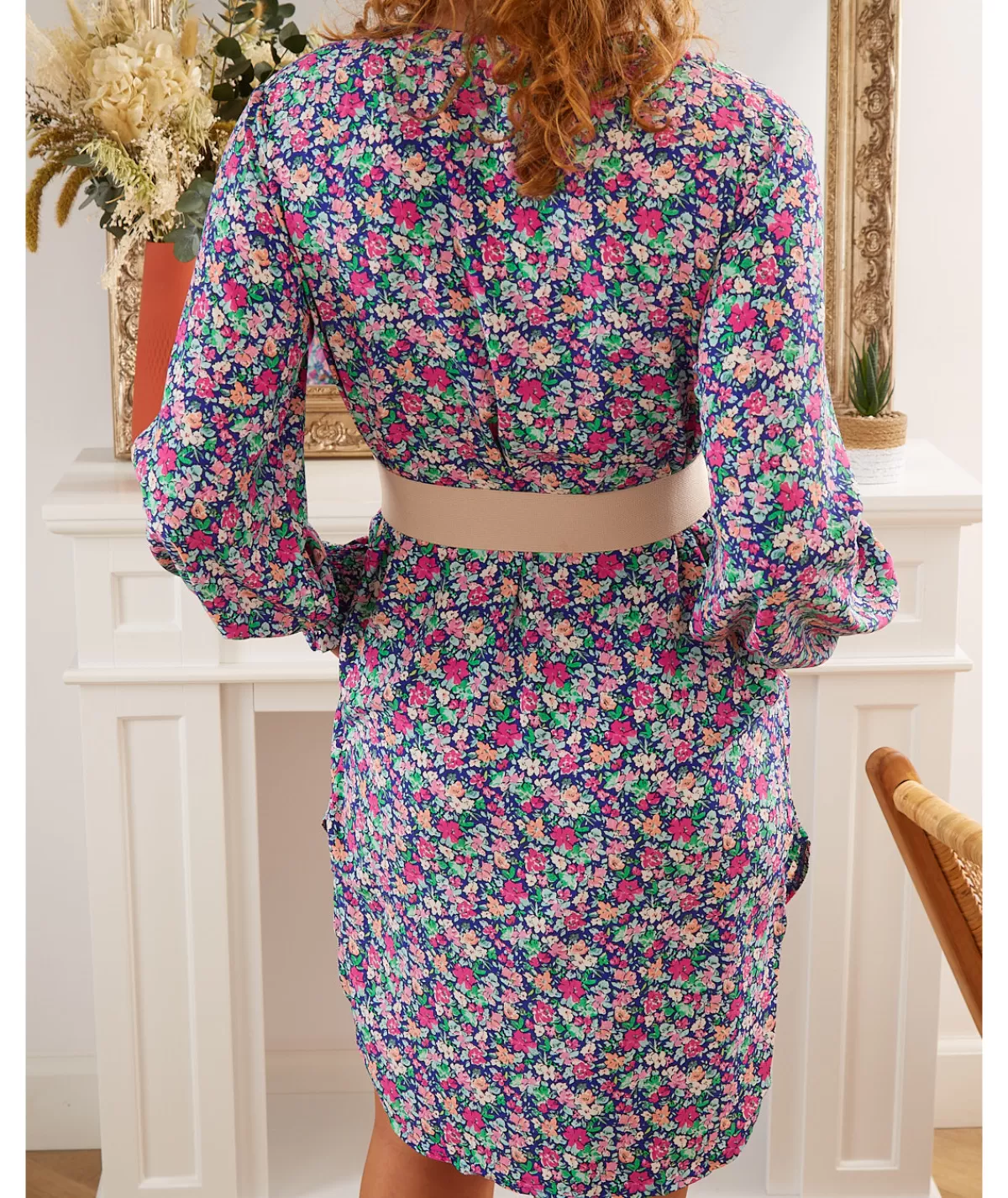 La boutique de Lilie Robes>ROBE LUCIE - Bleu