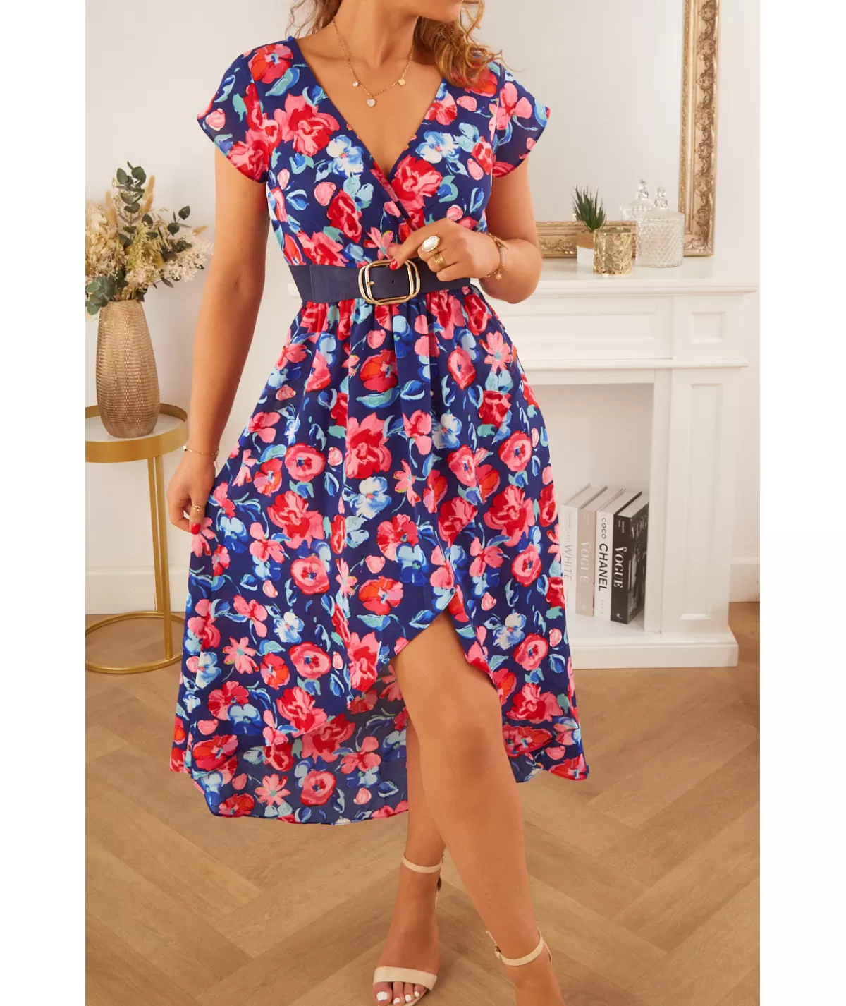 La boutique de Lilie Robes>ROBE LYDIA Bleu