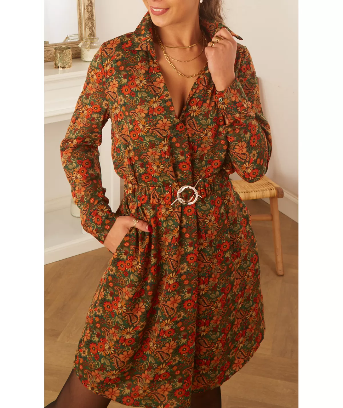 La boutique de Lilie Robes>ROBE LYDIE Vert