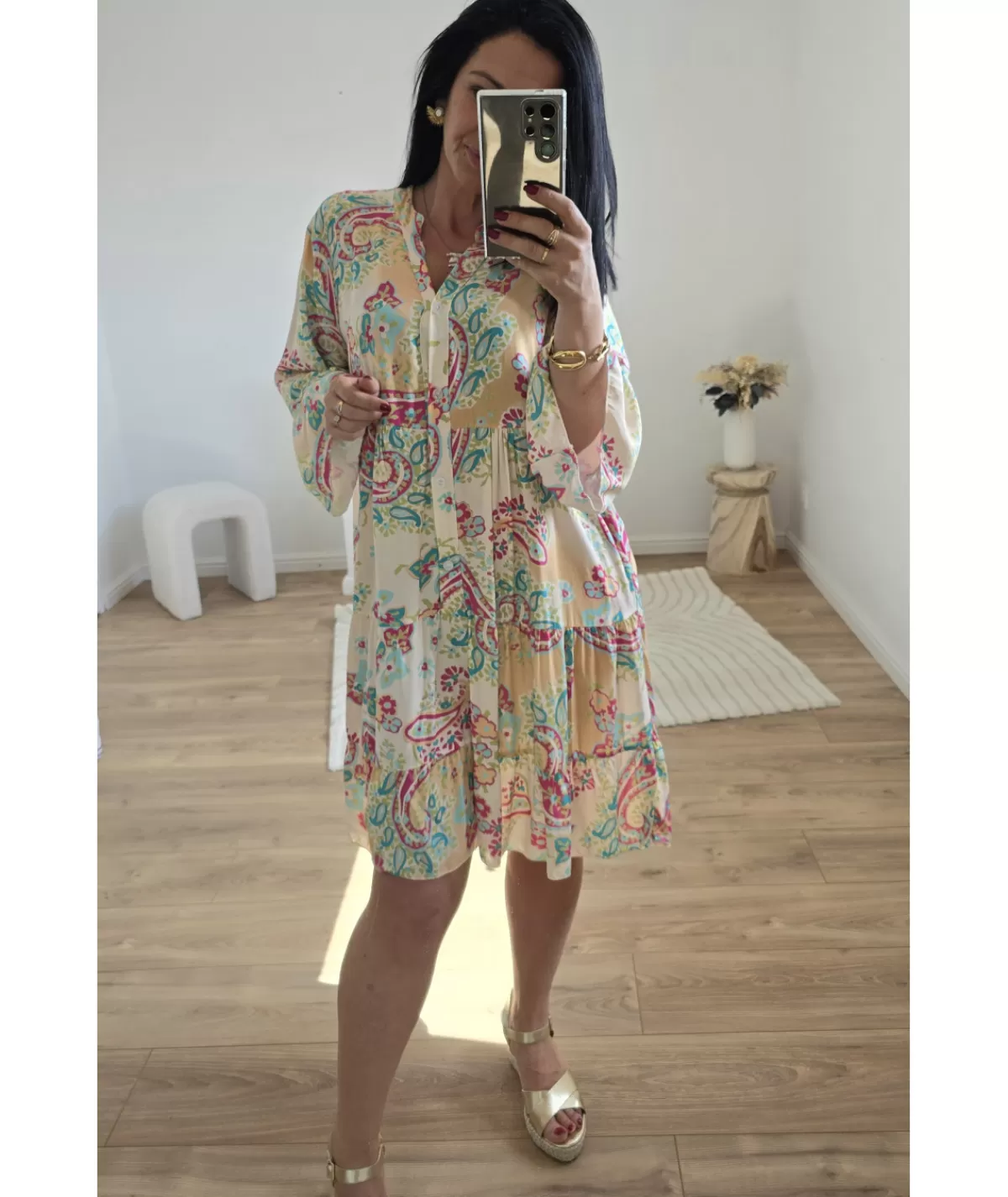 La boutique de Lilie Robes>ROBE MAELYS Beige