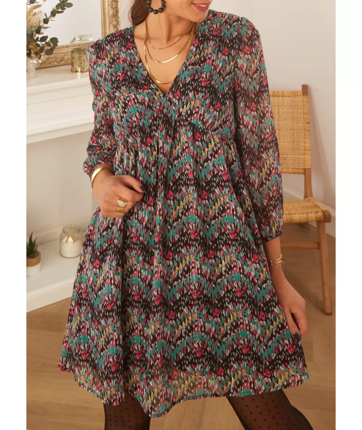La boutique de Lilie Robes>ROBE MAGDALENA Noir