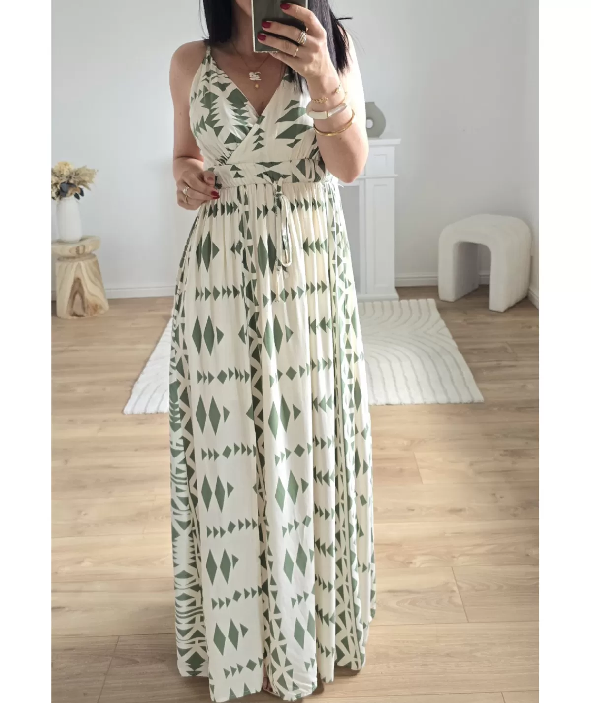 La boutique de Lilie Robes>ROBE MARIKA Vert