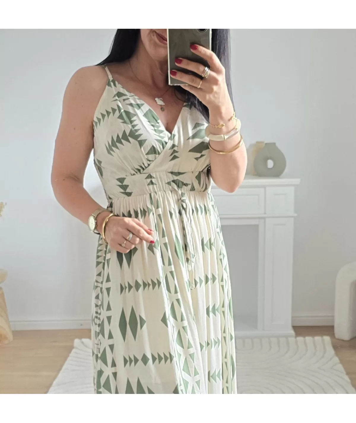 La boutique de Lilie Robes>ROBE MARIKA Vert